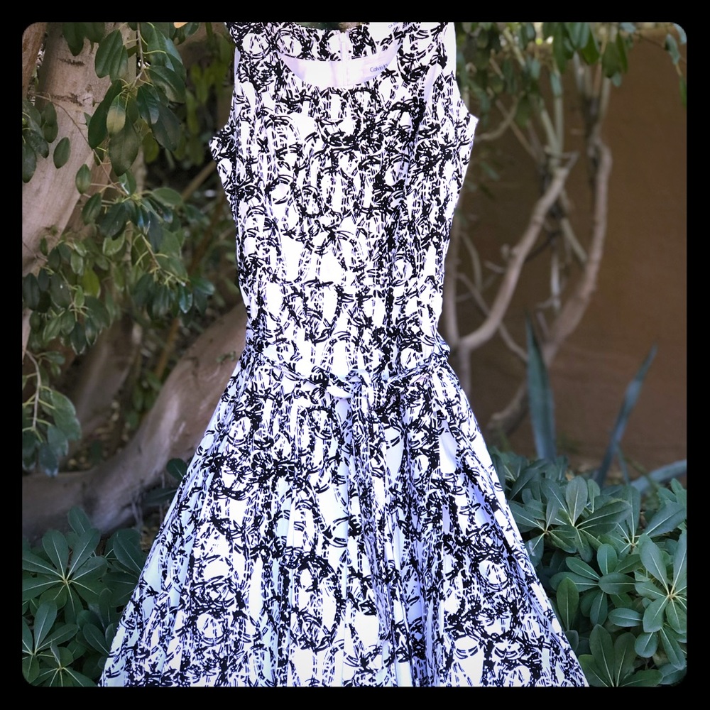 Calvin Klein retro dress